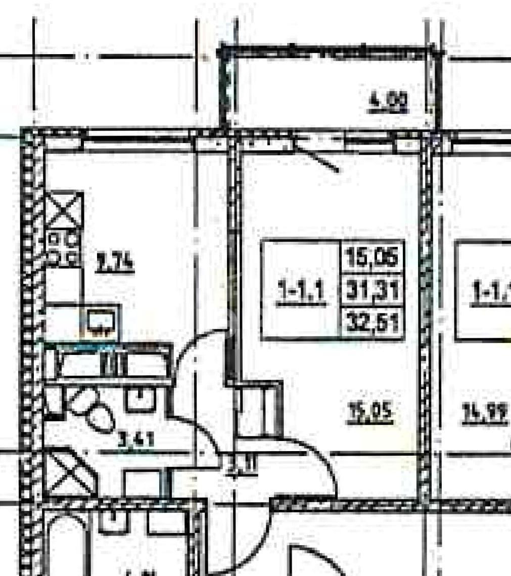 однокомнатная квартира в Санкт-Петербурге по адресу: Шувалова ул., 25, к 1
