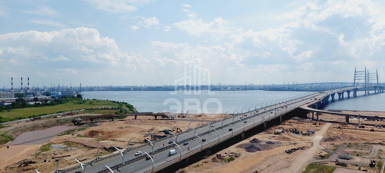 однокомнатная квартира в Санкт-Петербурге по адресу: Вадима Шефнера ул., 4, строение 1