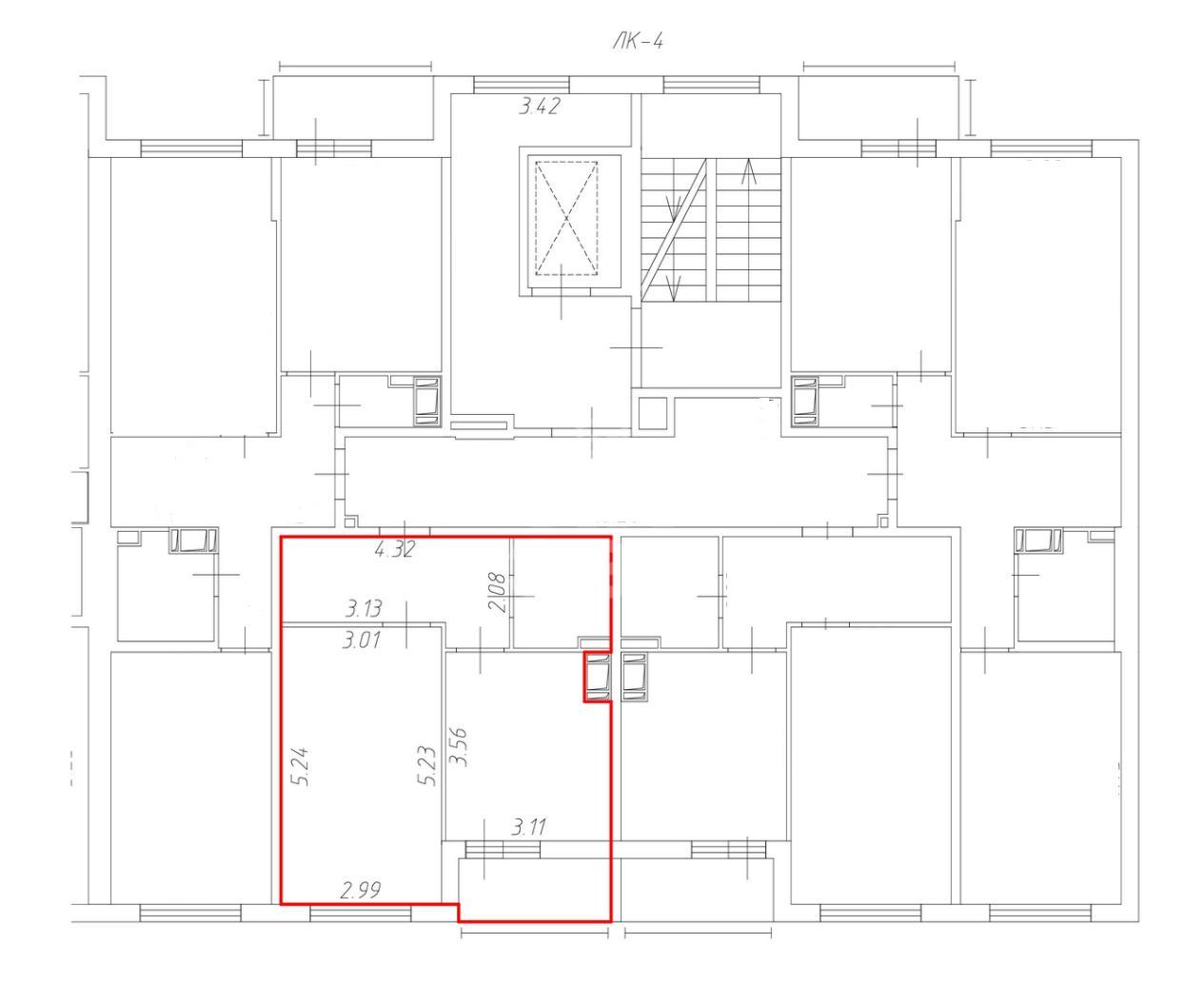 однокомнатная квартира в Санкт-Петербурге по адресу: Ясная ул., 11, к 1