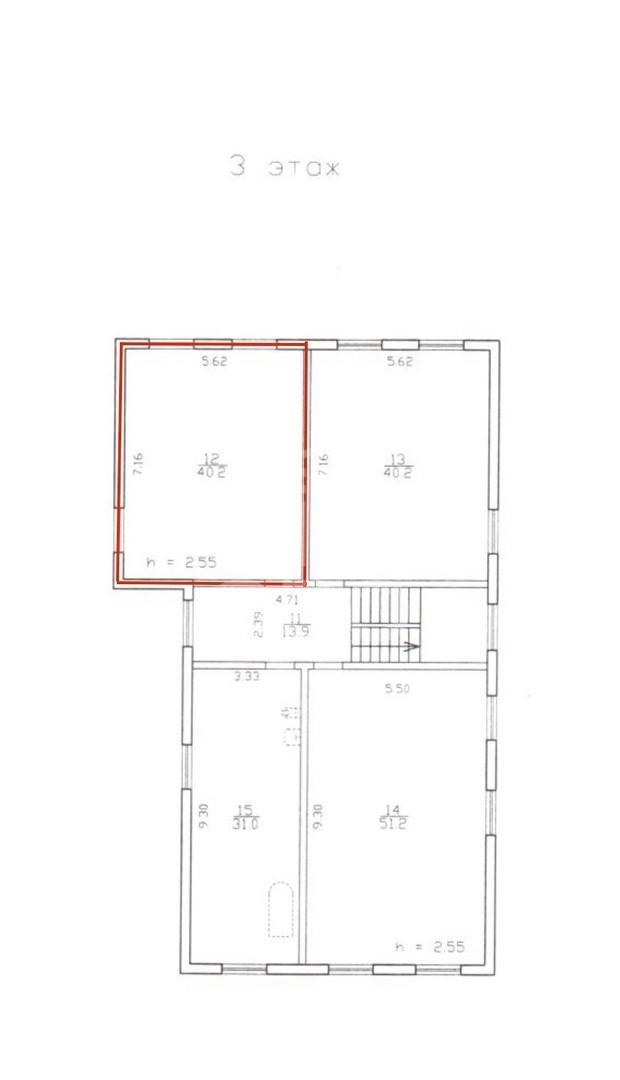 двухкомнатная квартира в Санкт-Петербурге по адресу: Константиновский пер., 15, литера А