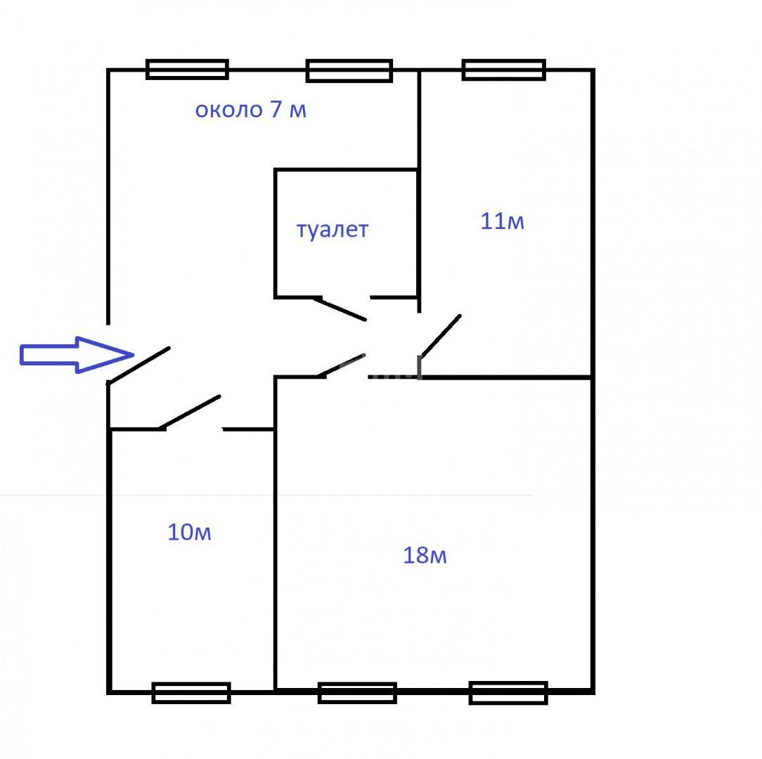трехкомнатная квартира в Санкт-Петербурге по адресу: Новостроек ул., 82, литера а