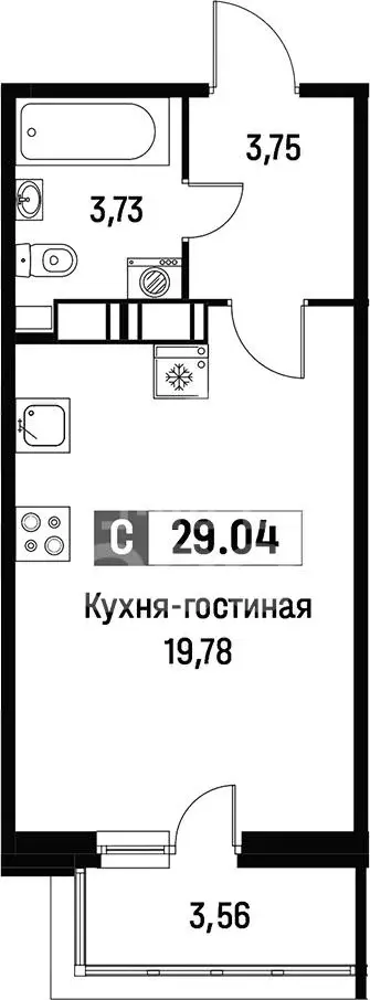 студия в Санкт-Петербурге по адресу: Ручьевский проспект, 1
