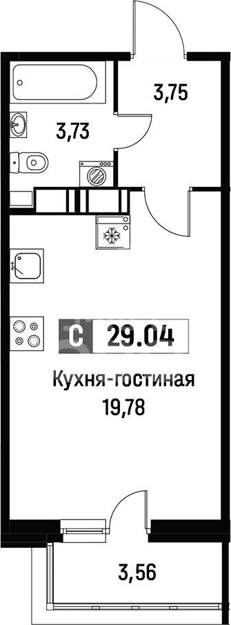 студия в Санкт-Петербурге по адресу: Ручьевский проспект, 1