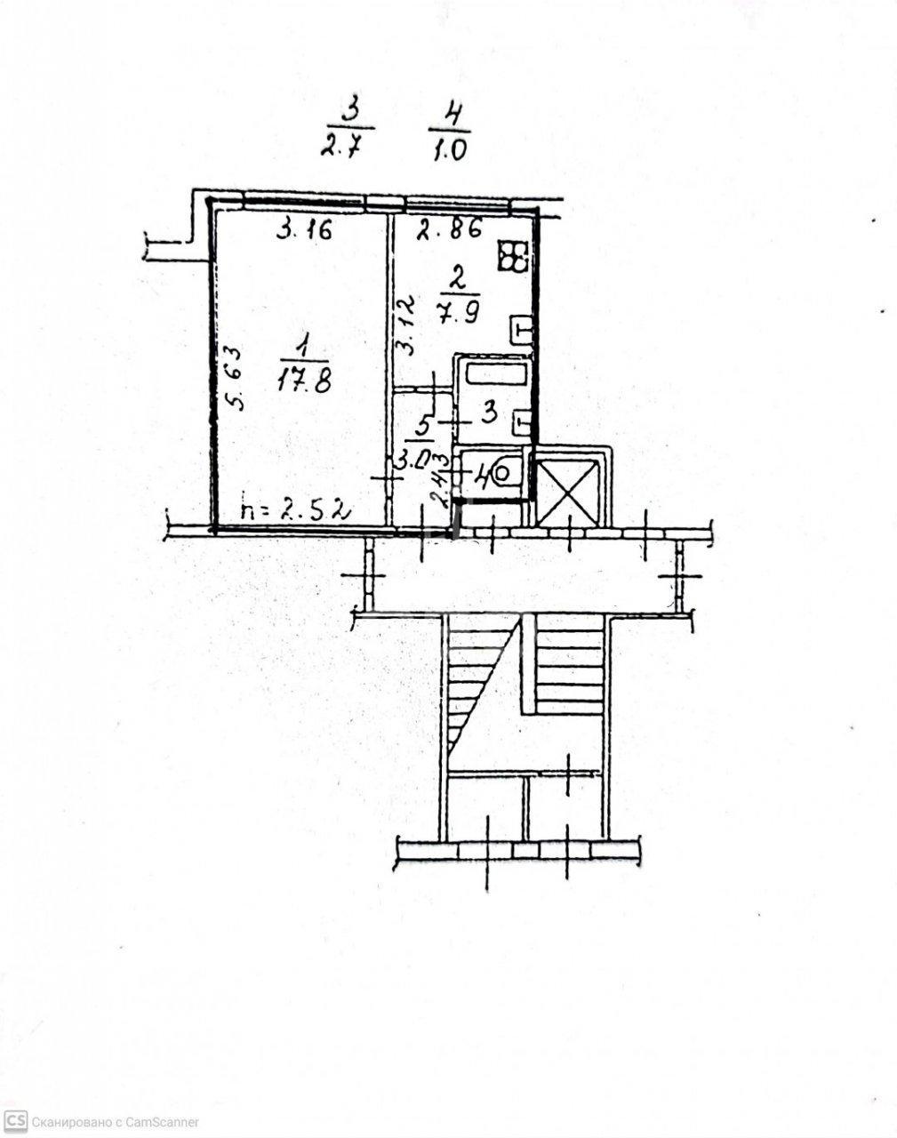 однокомнатная квартира в Санкт-Петербурге по адресу: Есенина ул., 14, к 2