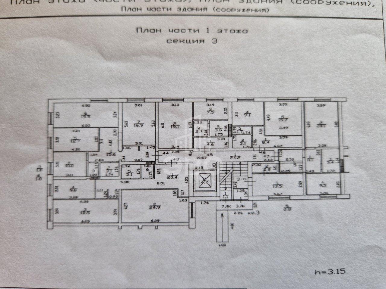 однокомнатная квартира в Санкт-Петербурге по адресу: Оранжерейная ул., 51а