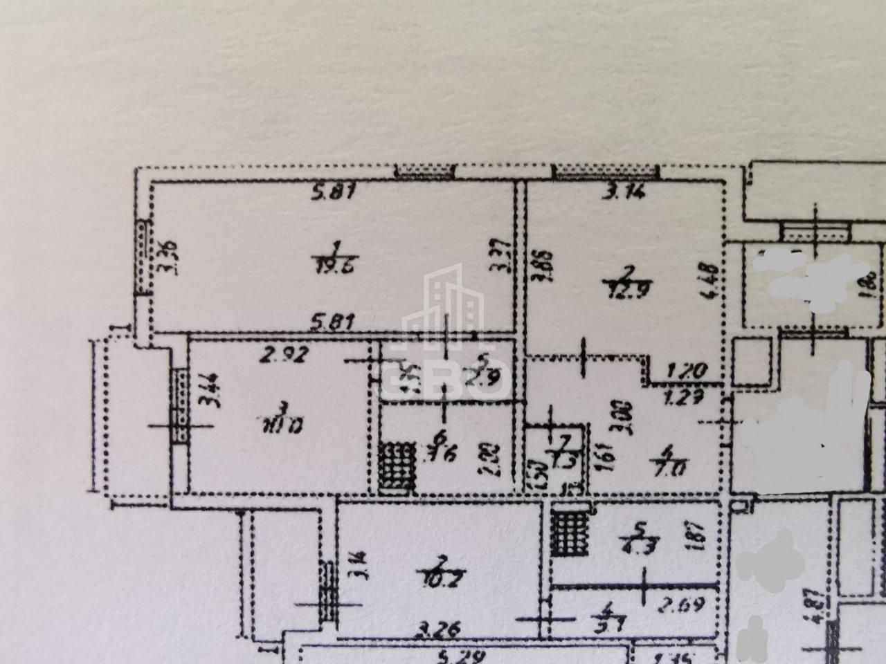 двухкомнатная квартира в Санкт-Петербурге по адресу: Муринская дорога., 65, к 1