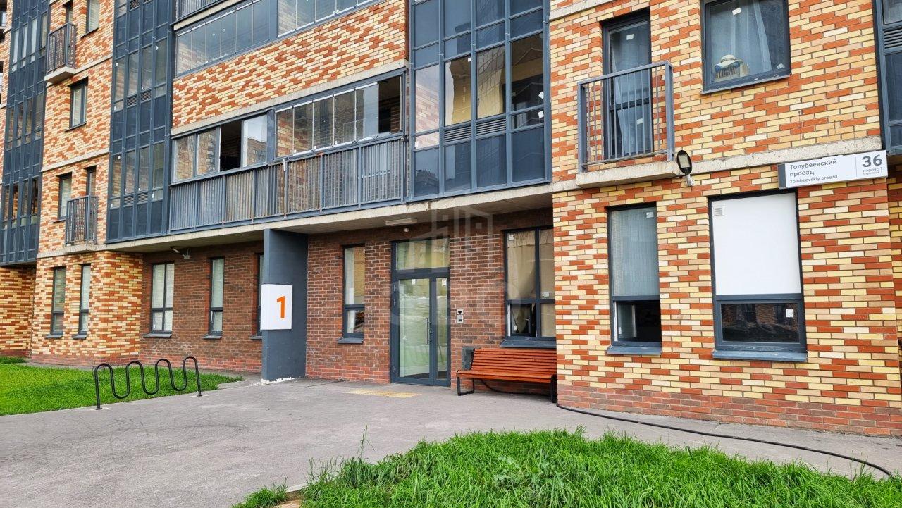 однокомнатная квартира в Санкт-Петербурге по адресу: Толубеевский проезд, 36, к 1