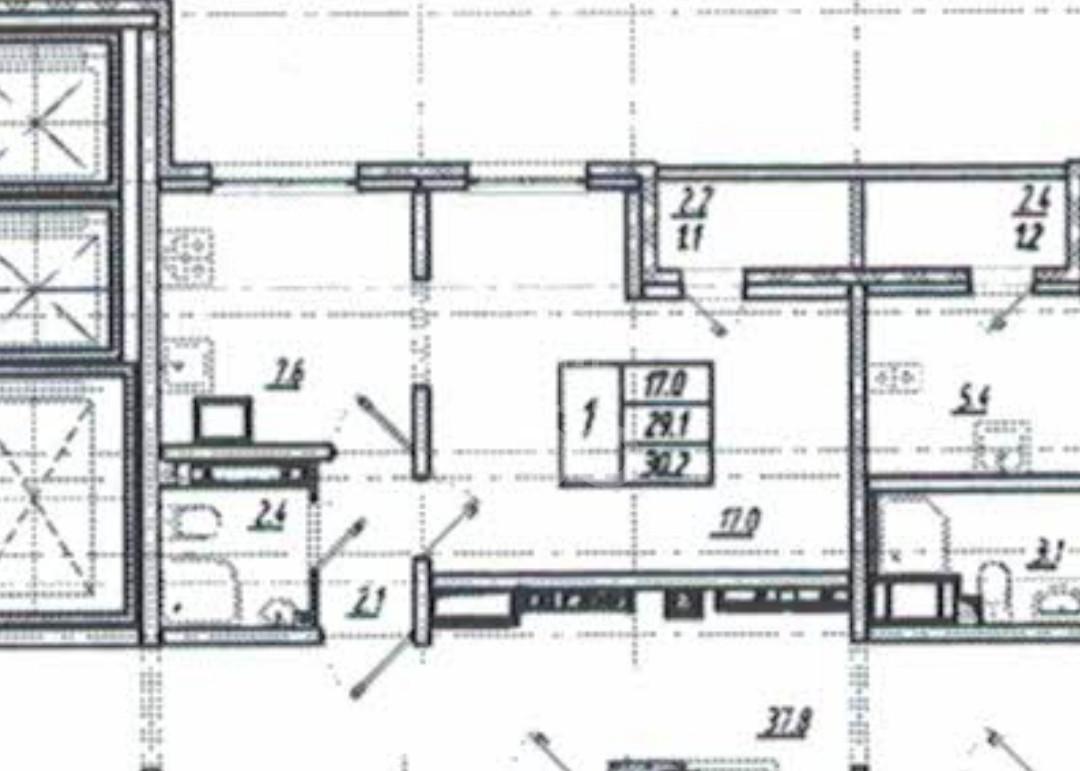однокомнатная квартира в Санкт-Петербурге по адресу: Муринская дорога., 8, к 2, строение 1