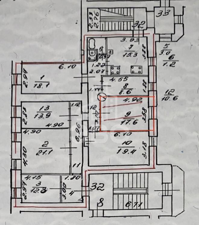 комната в Санкт-Петербурге по адресу: Рижский проспект, 52, литера А
