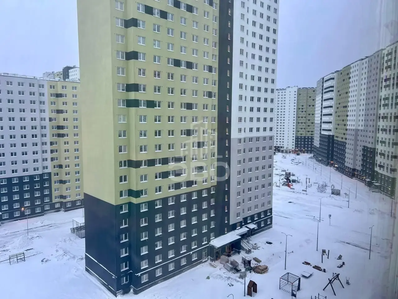 однокомнатная квартира в Санкт-Петербурге по адресу: Муринская дорога., 27, к 2