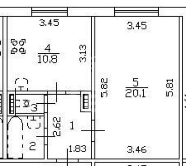 однокомнатная квартира в Санкт-Петербурге по адресу: Богатырский проспект, 58, к 2