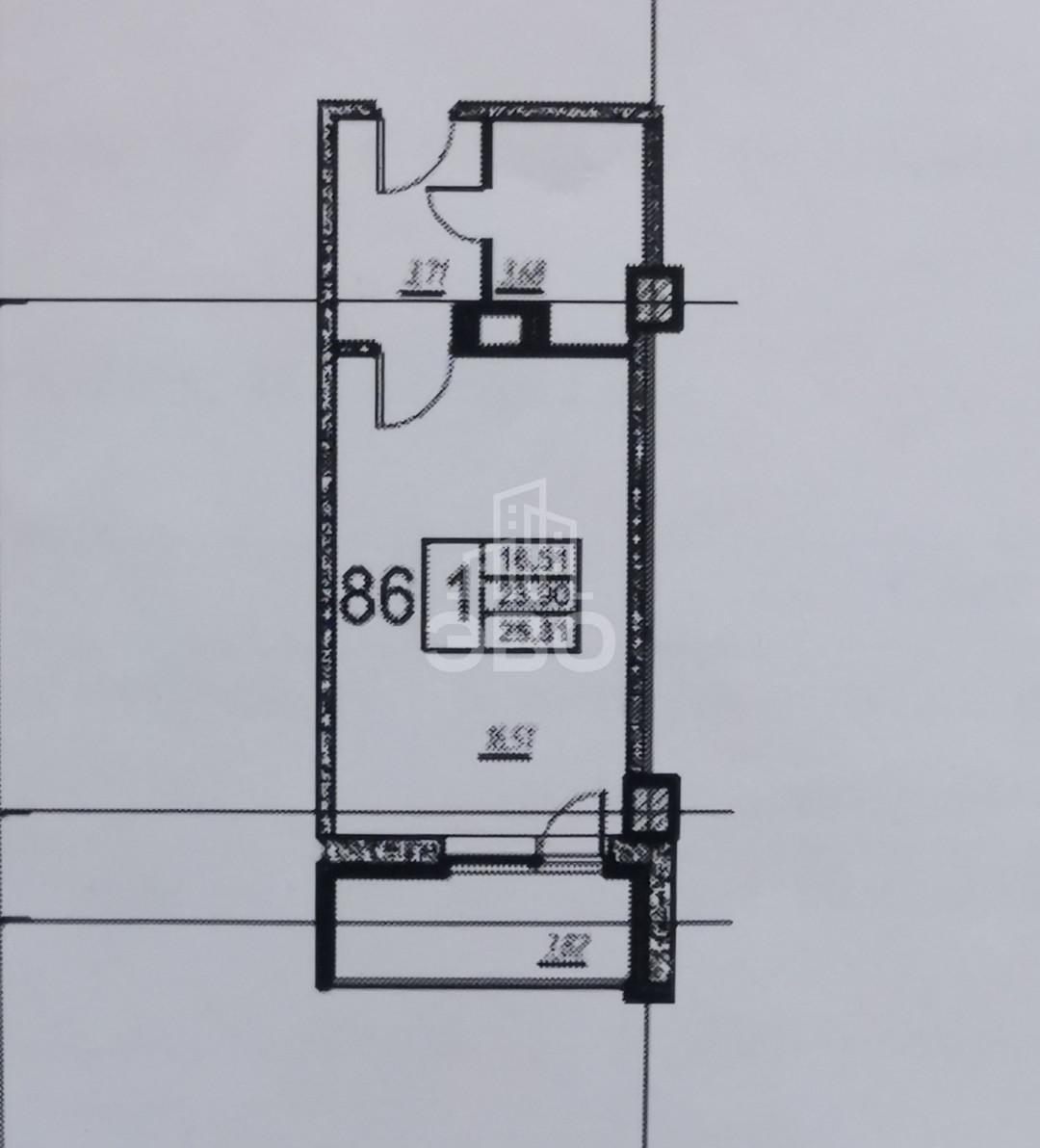 студия в Санкт-Петербурге по адресу: Крыленко ул., 14, строение 3