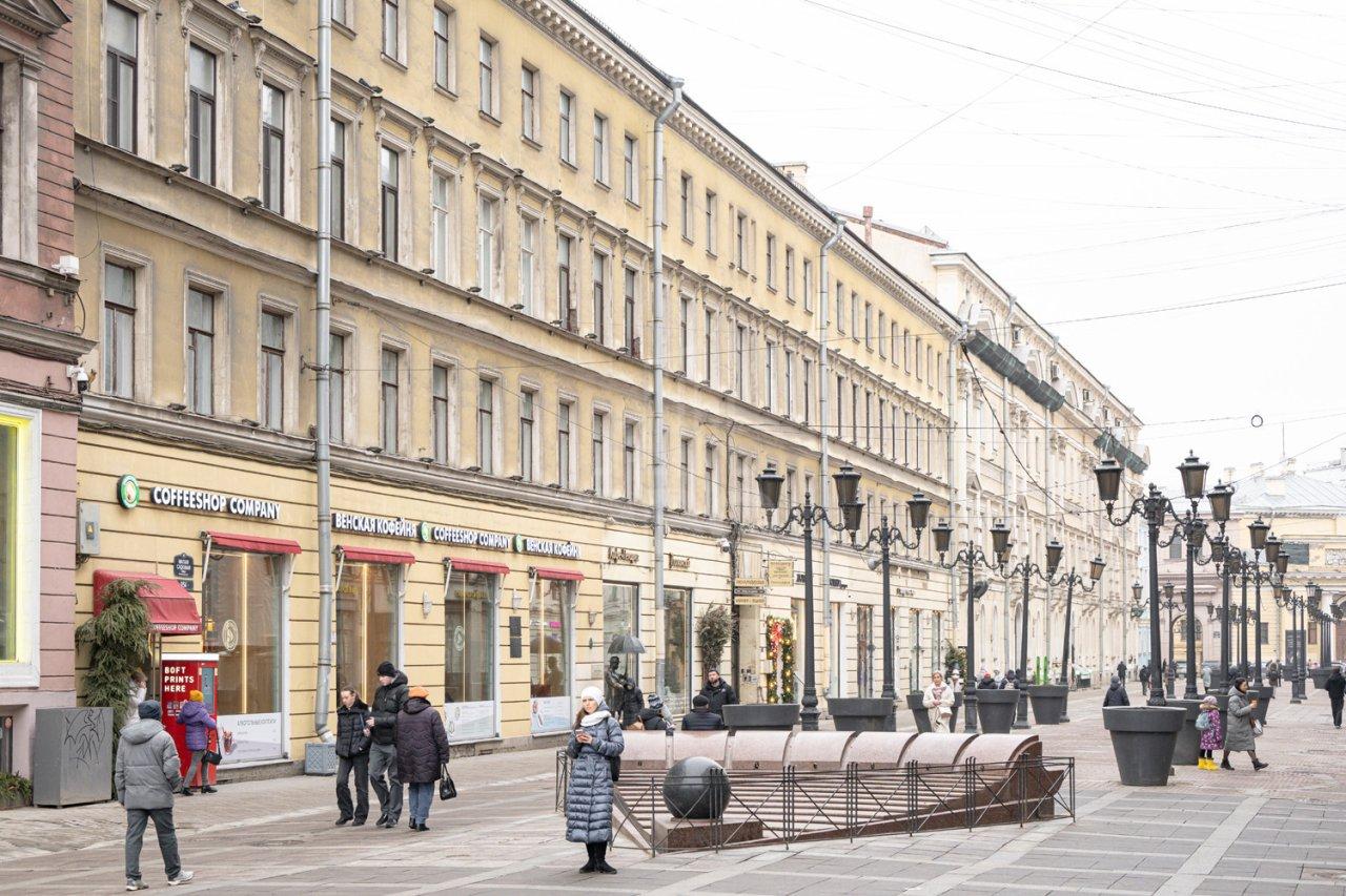 двухкомнатная квартира в Санкт-Петербурге по адресу: Малая Садовая ул., 3/54