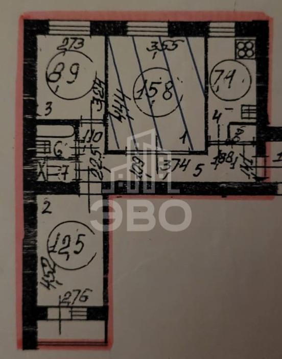 комната в Санкт-Петербурге по адресу: Просвещения проспект, 84, к 1