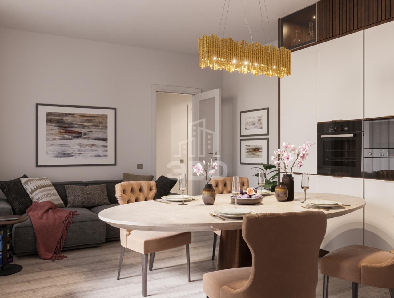 двухкомнатная квартира в Санкт-Петербурге по адресу: Пулковское ш., 99, к 6