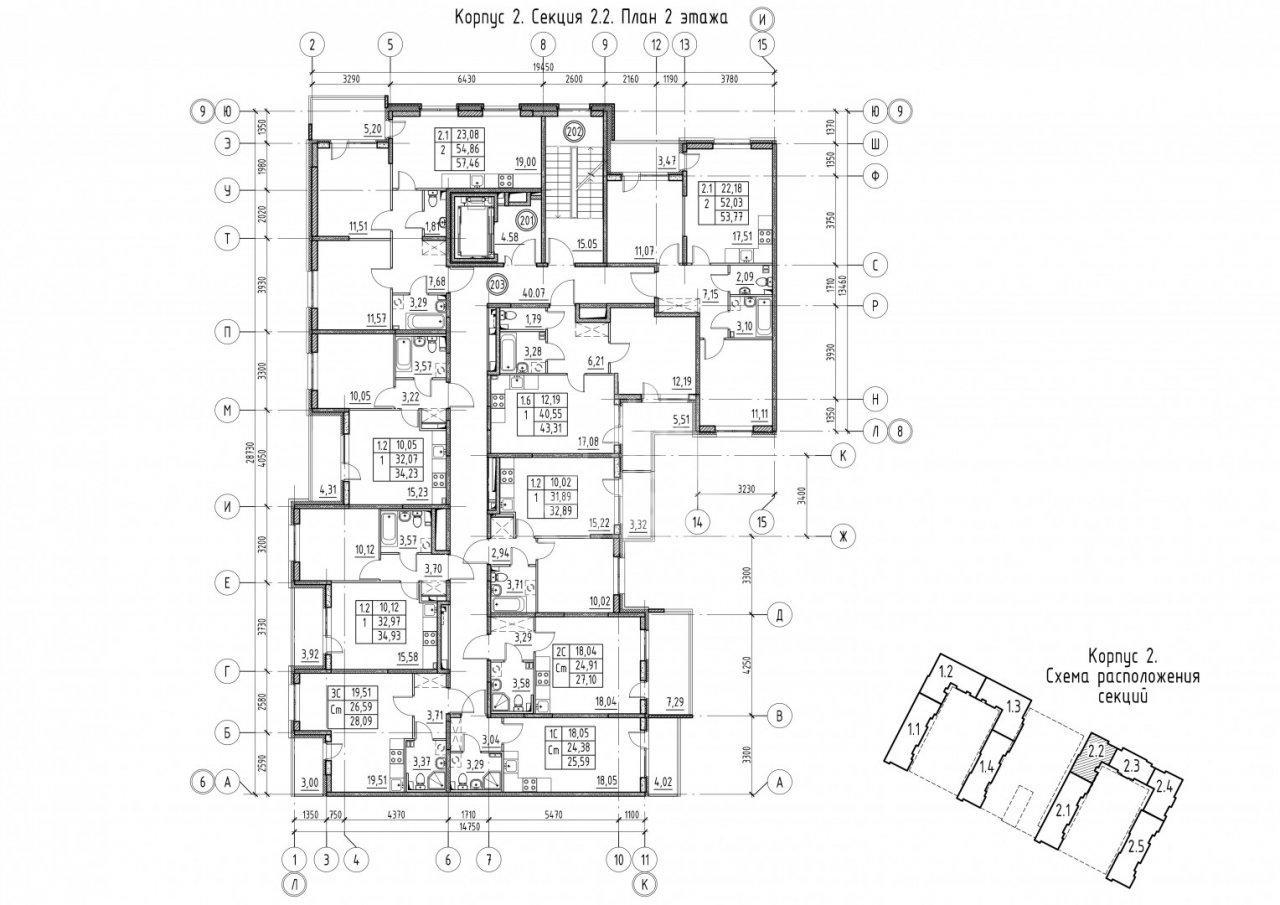 двухкомнатная квартира в Санкт-Петербурге по адресу: Пулковское ш., 99, к 6