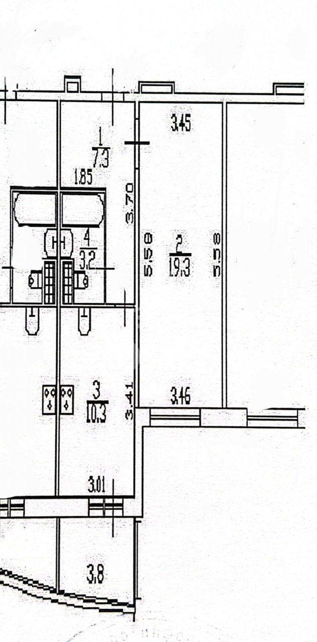 однокомнатная квартира в Санкт-Петербурге по адресу: Комендантский проспект, 17, к 1, литера А