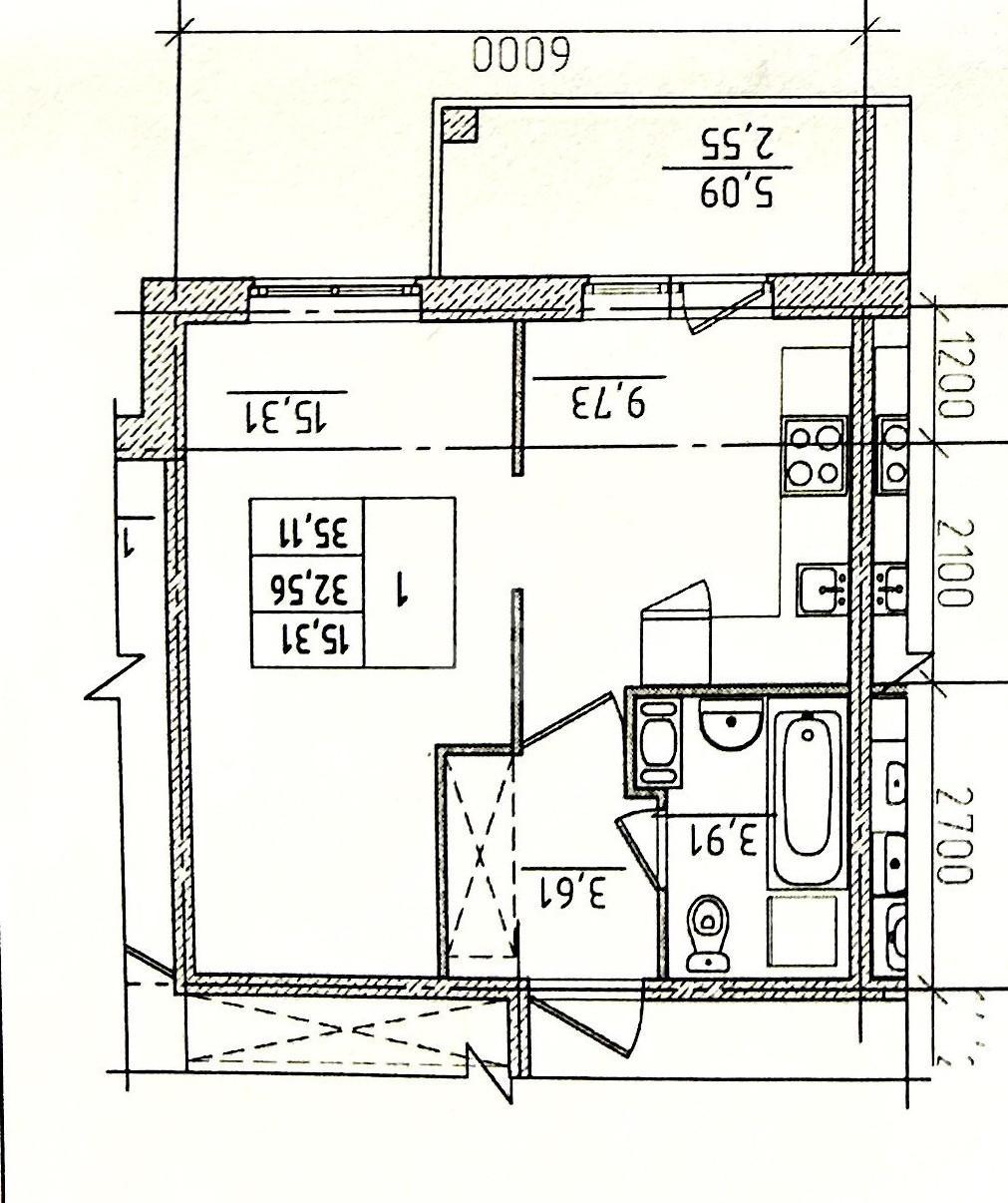 однокомнатная квартира в Санкт-Петербурге по адресу: Чехова ул., 41, к 1