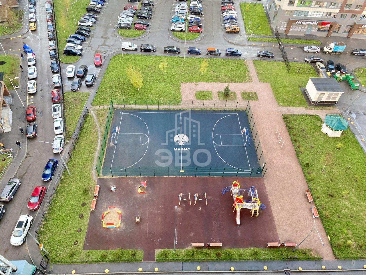 однокомнатная квартира в Санкт-Петербурге по адресу: Авиаторов Балтики проспект, 5, к 1