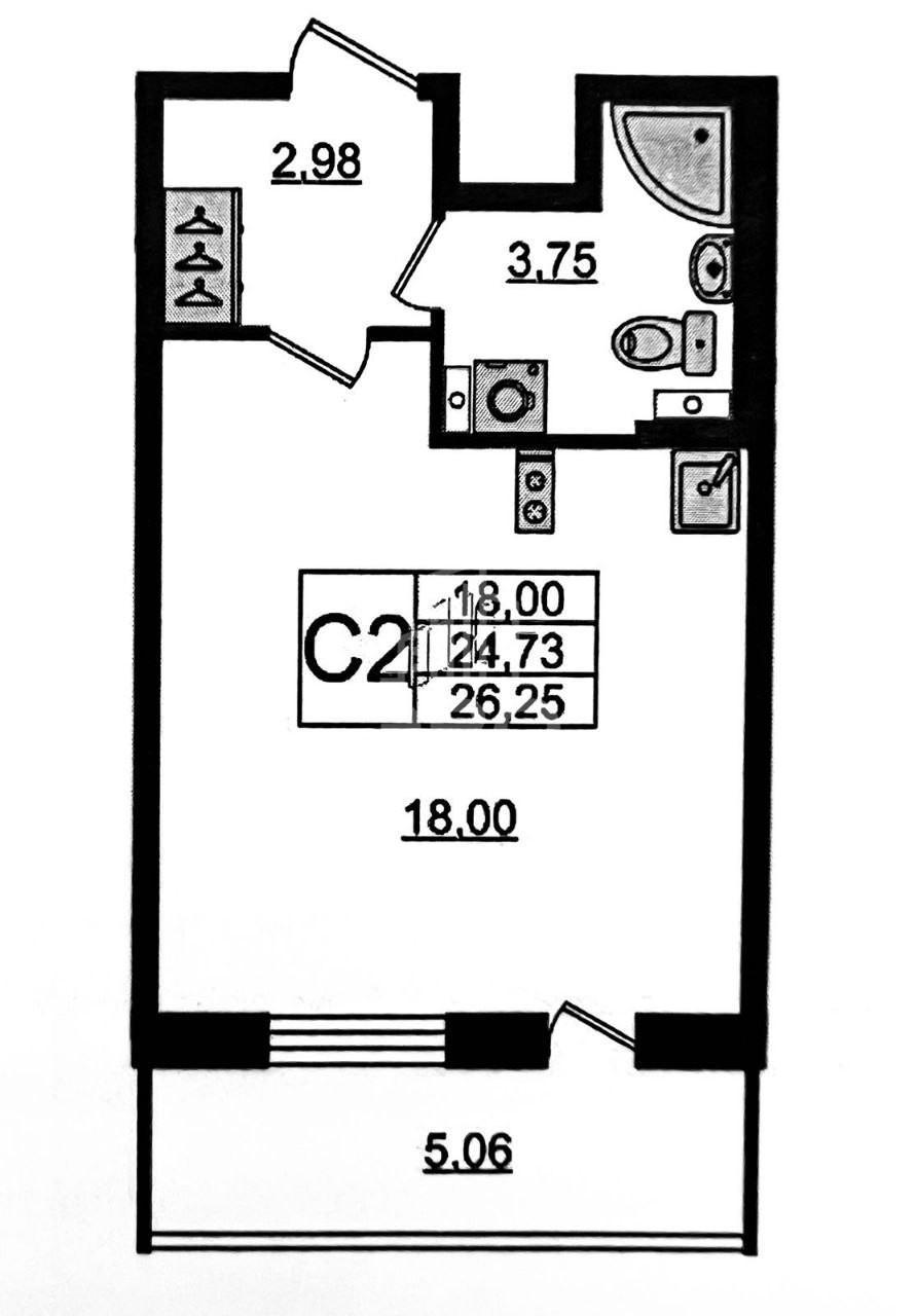 студия в Санкт-Петербурге по адресу: Орбитальная ул., 7, к 1, строение 1