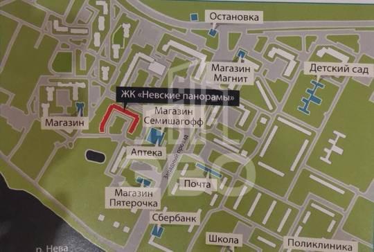 двухкомнатная квартира в Санкт-Петербурге по адресу: Западный проезд, 13, к 1