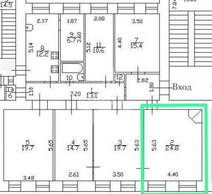 комната в Санкт-Петербурге по адресу: 5-я Красноармейская ул., 17, литера А