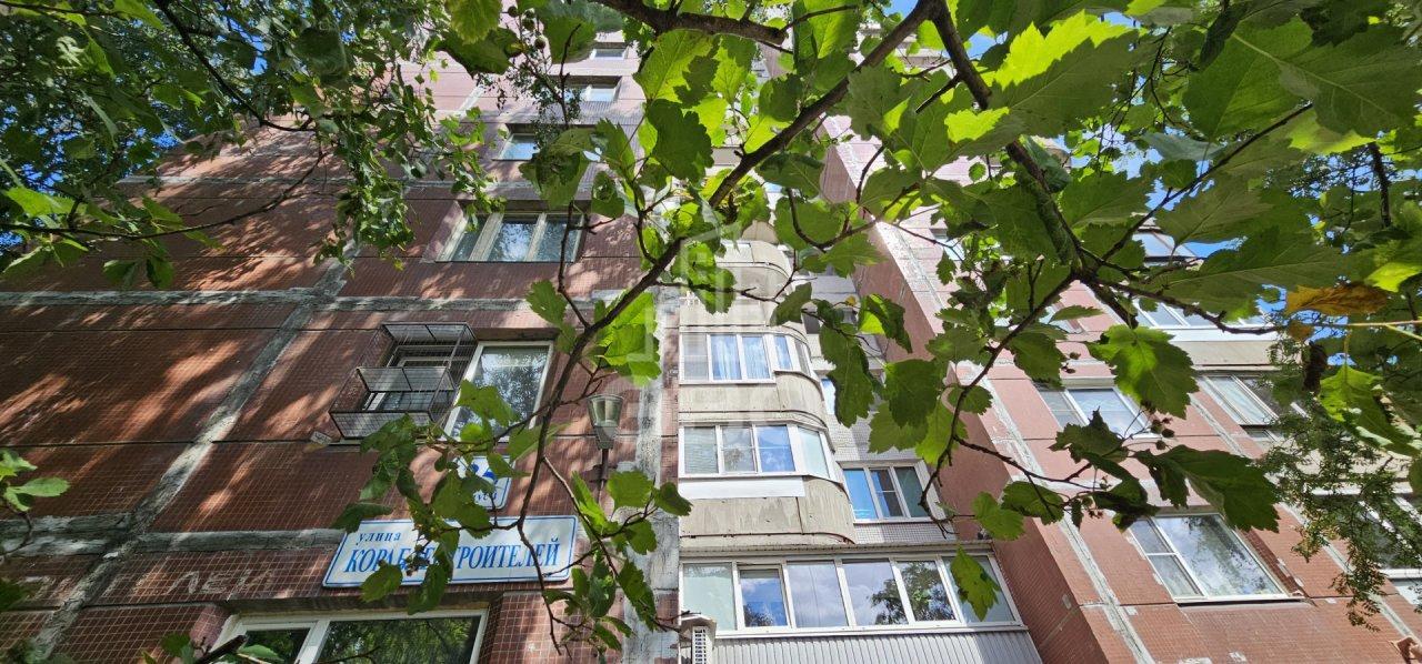двухкомнатная квартира в Санкт-Петербурге по адресу: Кораблестроителей ул., 35, к 4