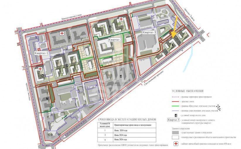 однокомнатная квартира в Санкт-Петербурге по адресу: Энгельса проспект