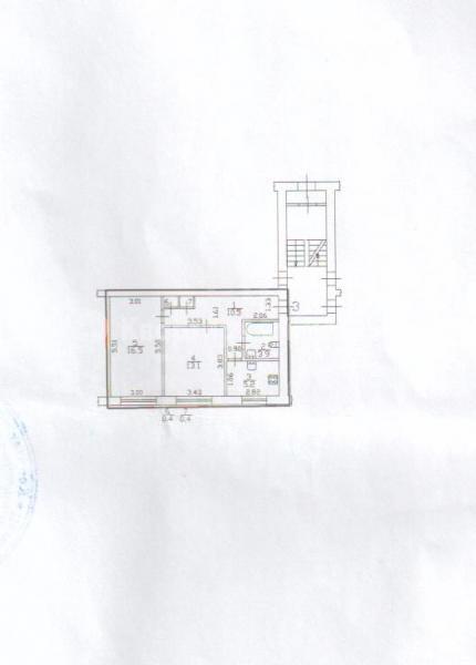 двухкомнатная квартира в Санкт-Петербурге по адресу: Волковский пр-кт., 140