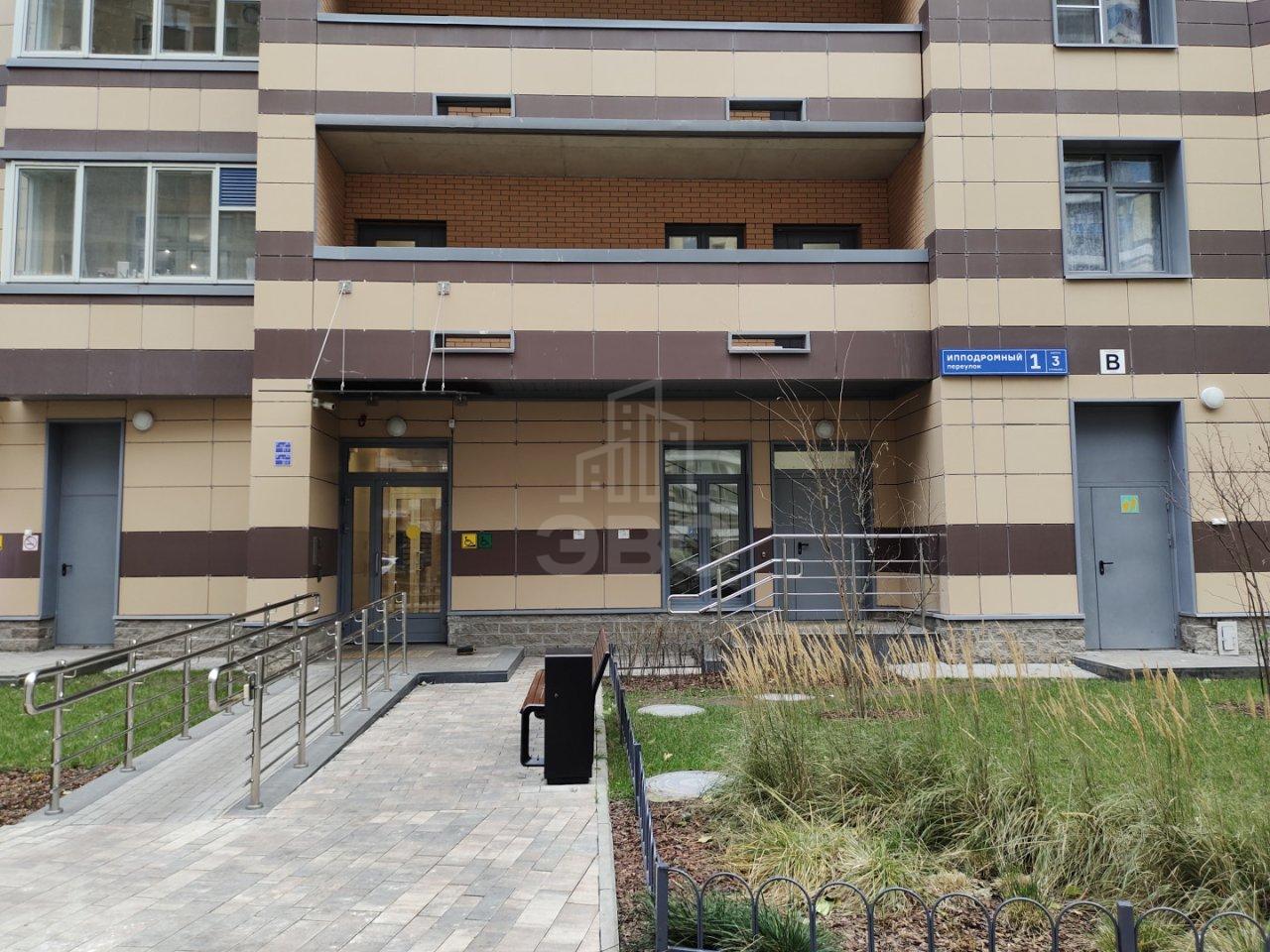 однокомнатная квартира в Санкт-Петербурге по адресу: Ипподромный пер., 1, к 3, строение 1