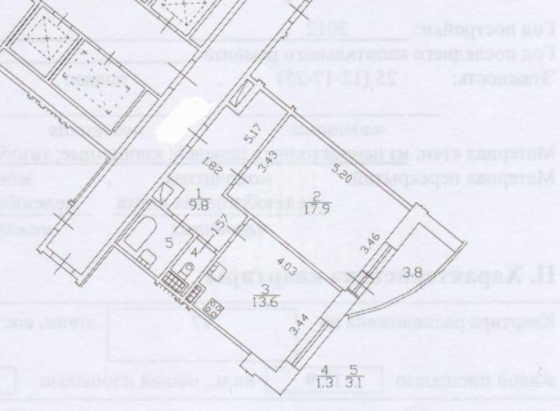 однокомнатная квартира в Санкт-Петербурге по адресу: Маршала Жукова проспект, 41