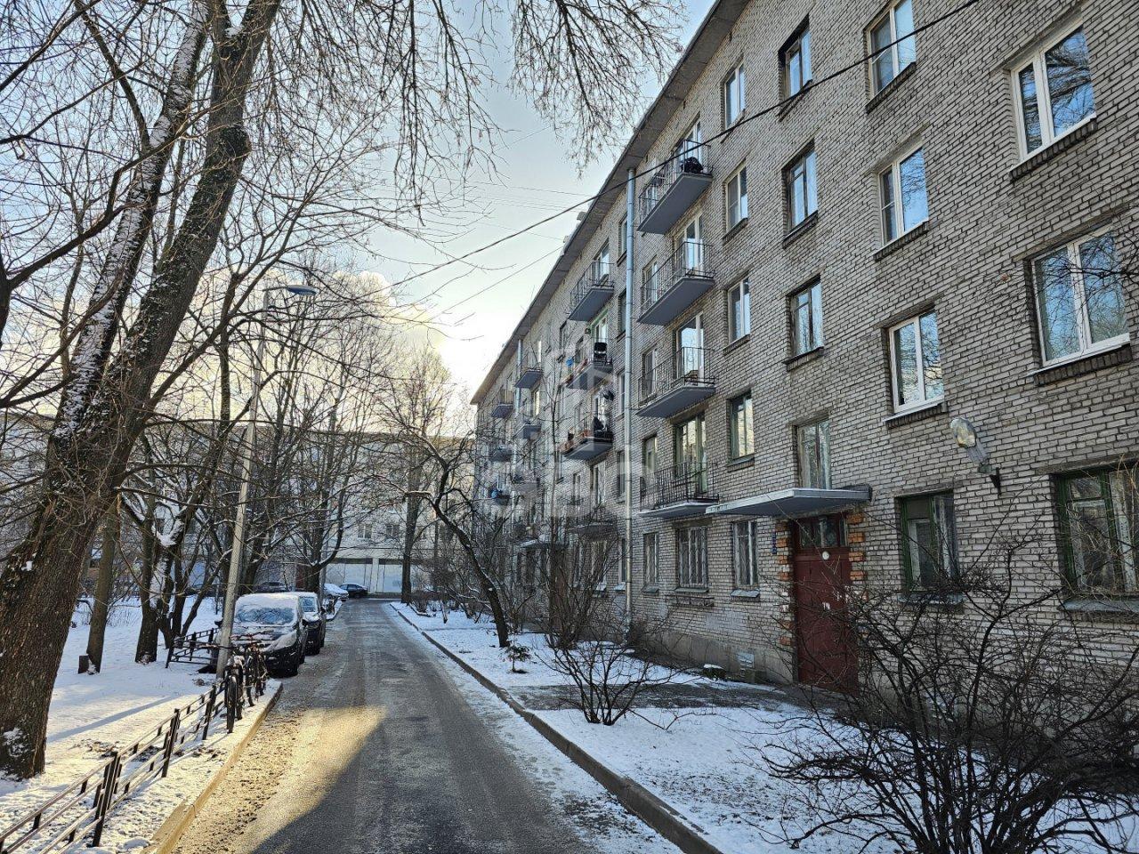 двухкомнатная квартира в Санкт-Петербурге по адресу: Малый В.О. проспект, 67, к 2