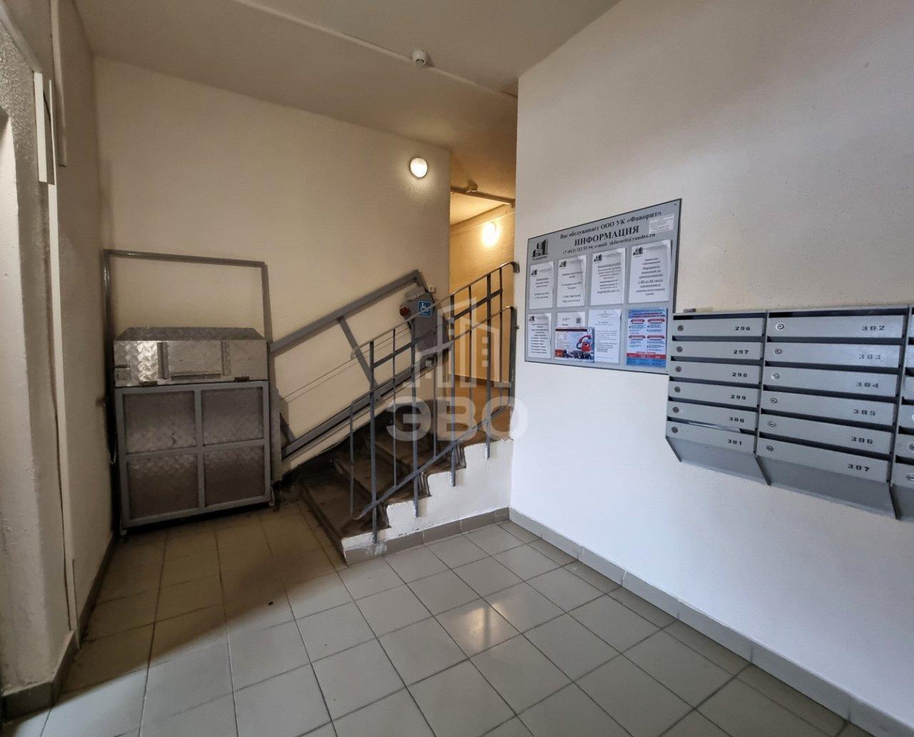 однокомнатная квартира в Санкт-Петербурге по адресу: Привокзальная ул., 20б