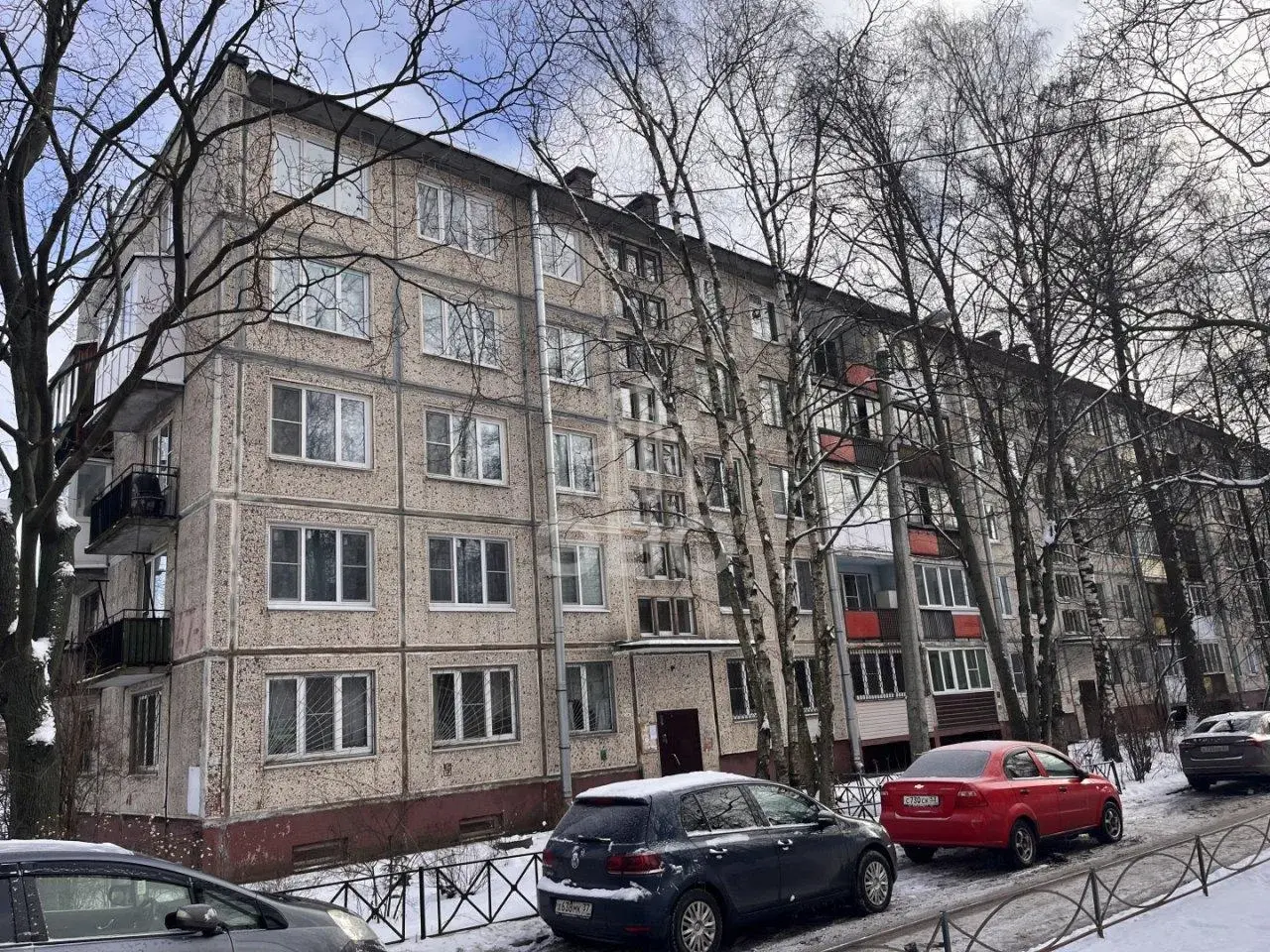 двухкомнатная квартира в Санкт-Петербурге по адресу: Витебский проспект, 47, к 1