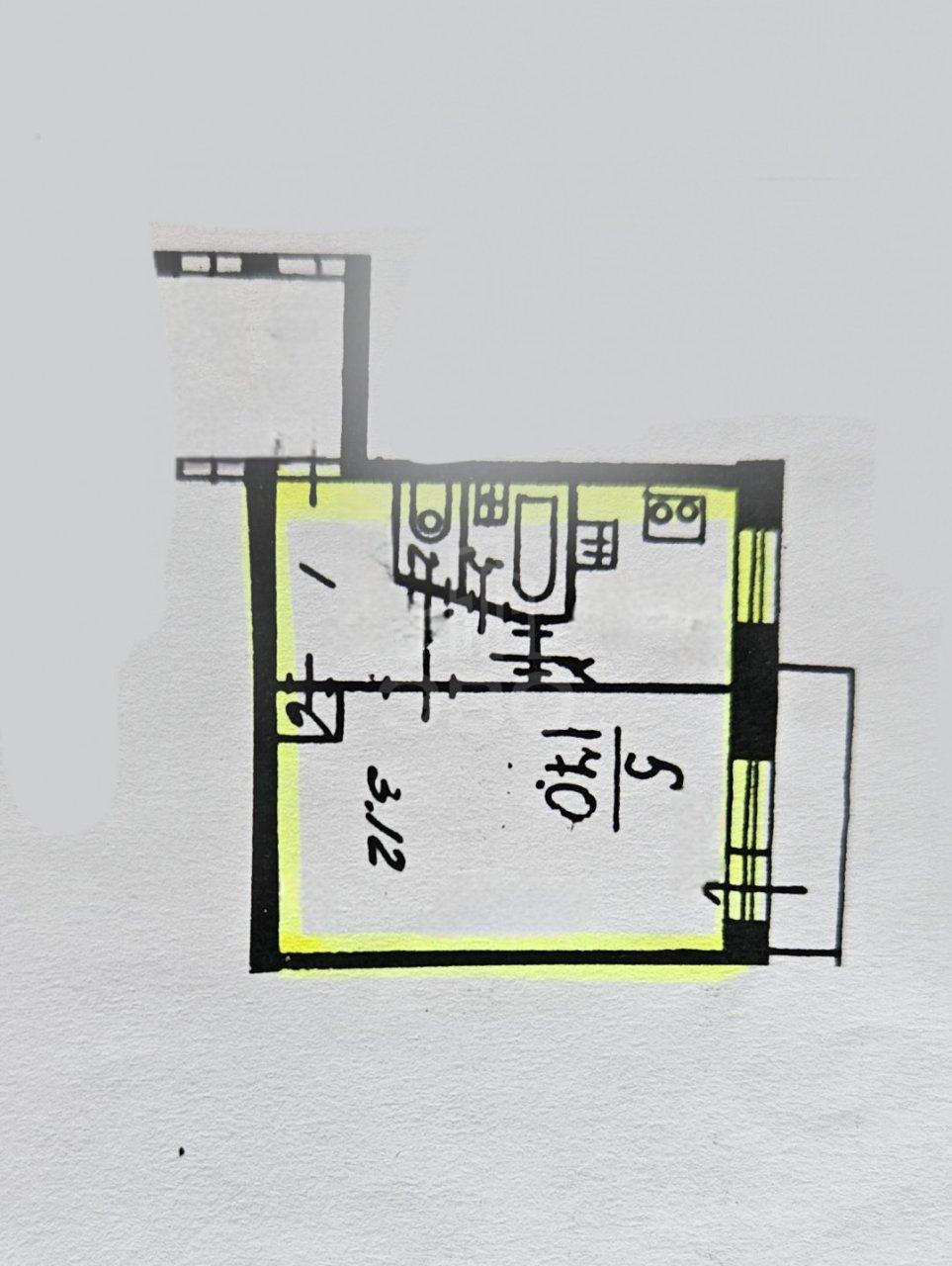 однокомнатная квартира в Санкт-Петербурге по адресу: Витебский проспект, 77