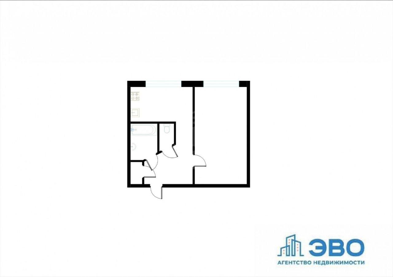 однокомнатная квартира в Санкт-Петербурге по адресу: Большевиков проспект, 5, литера А