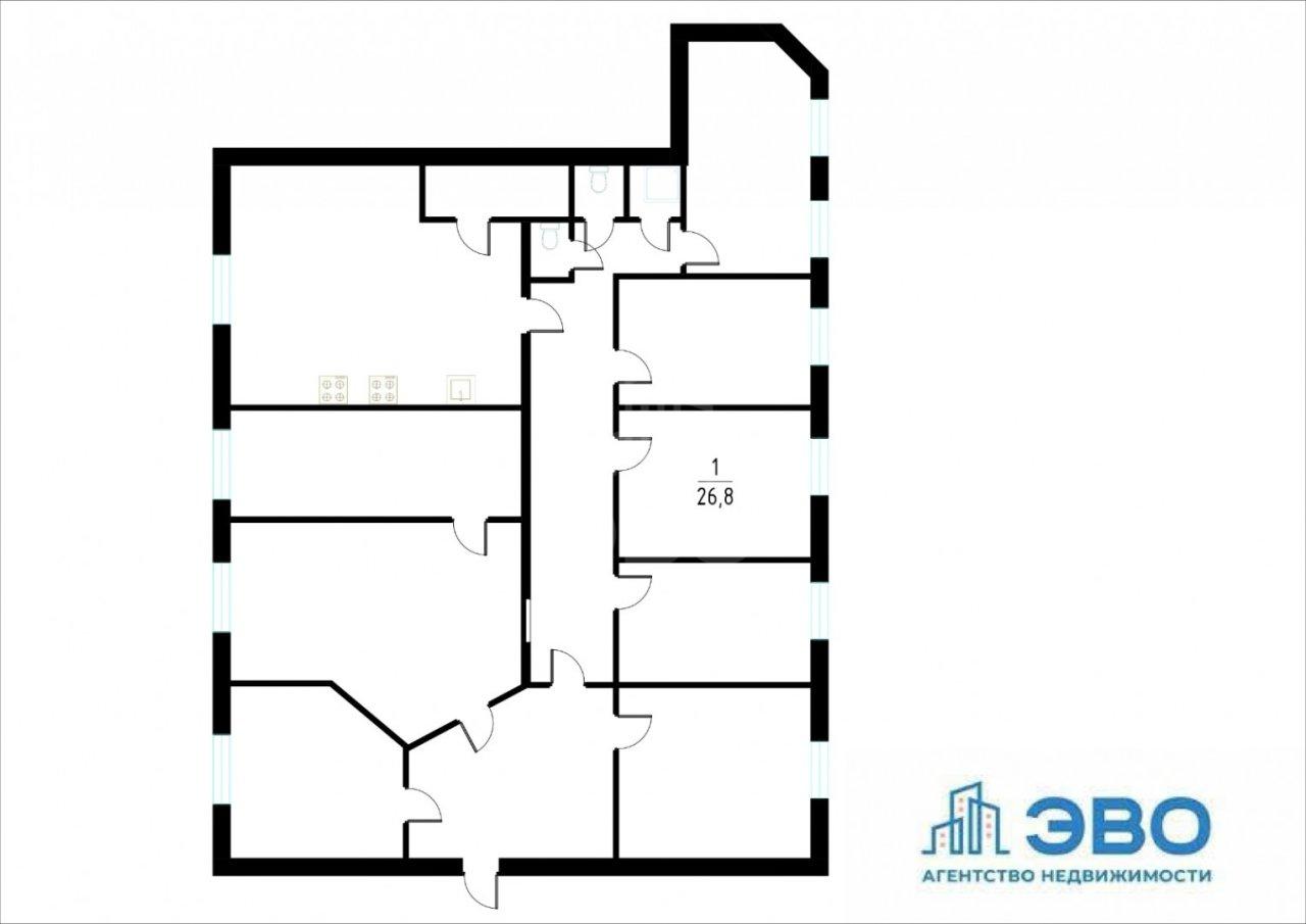 комната в Санкт-Петербурге по адресу: Мытнинская ул., 9