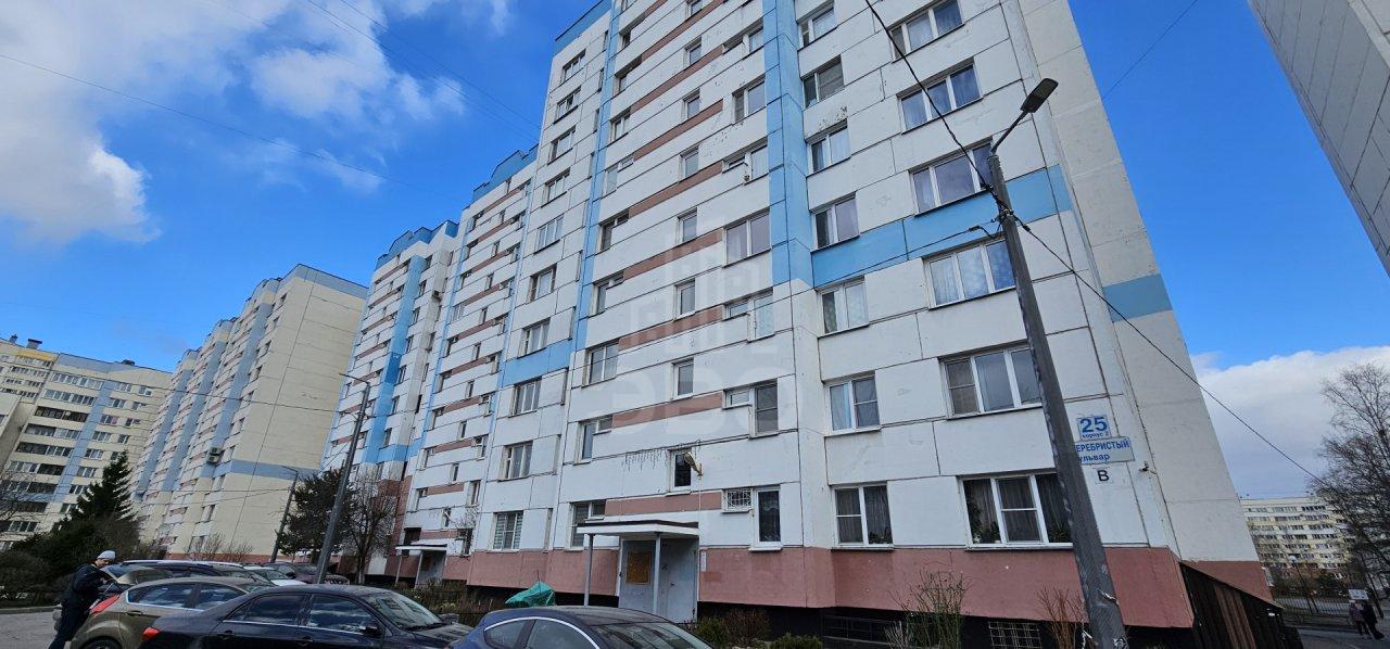 однокомнатная квартира в Санкт-Петербурге по адресу: Серебристый б-р., 25, к 2