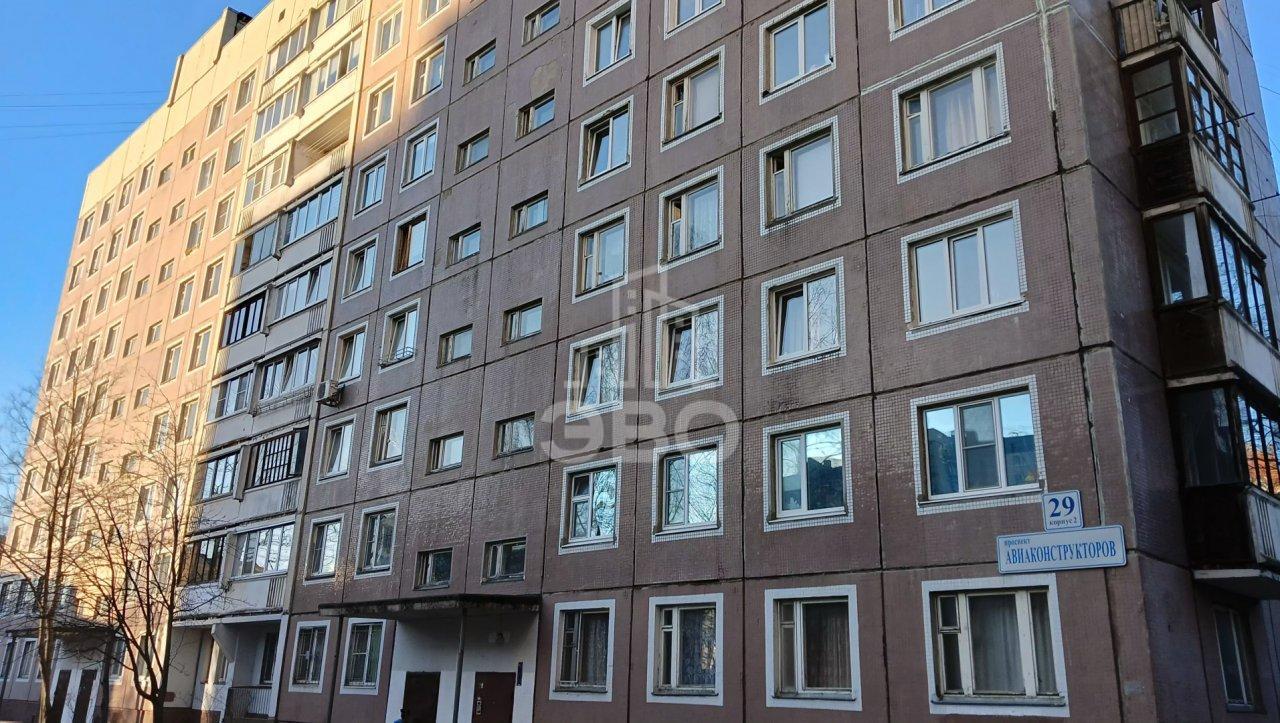 двухкомнатная квартира в Санкт-Петербурге по адресу: Авиаконструкторов проспект, 29, к 2