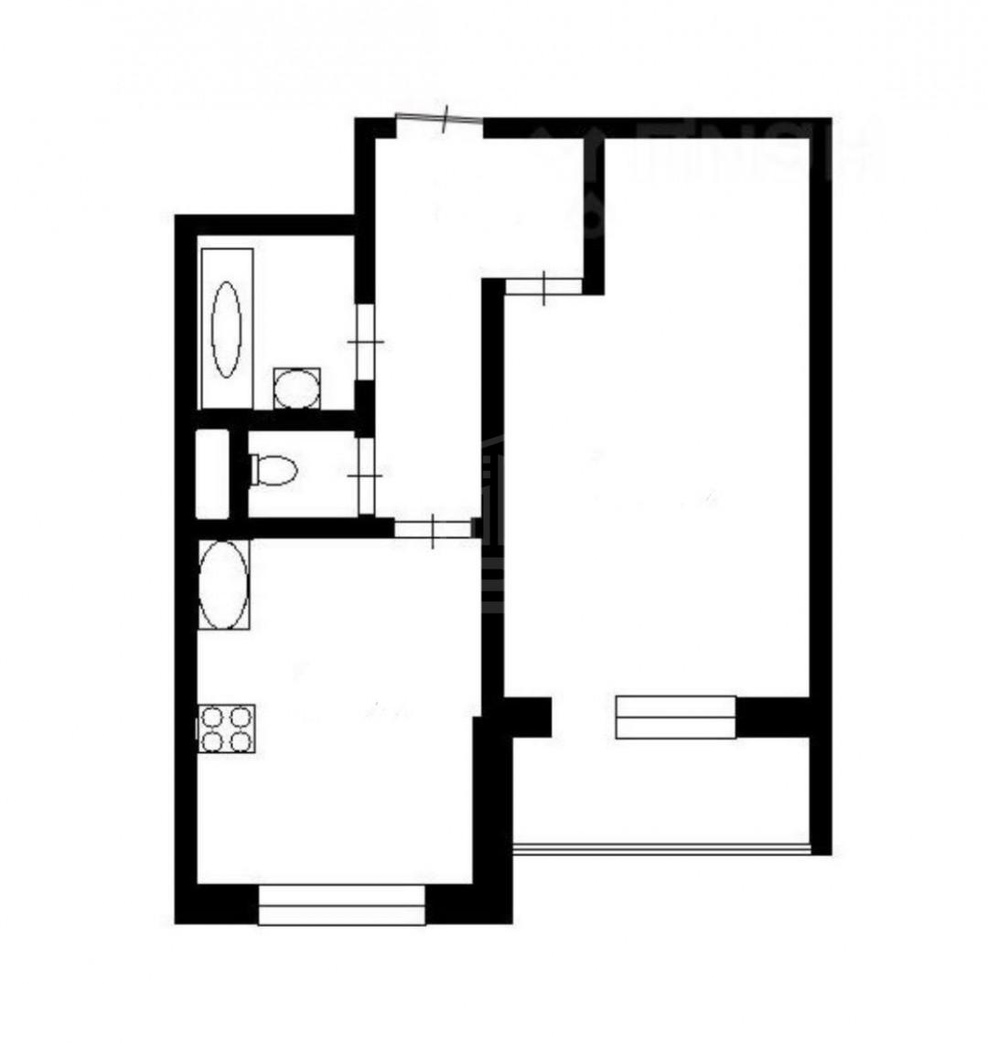 однокомнатная квартира в Санкт-Петербурге по адресу: Удельный проспект, 35