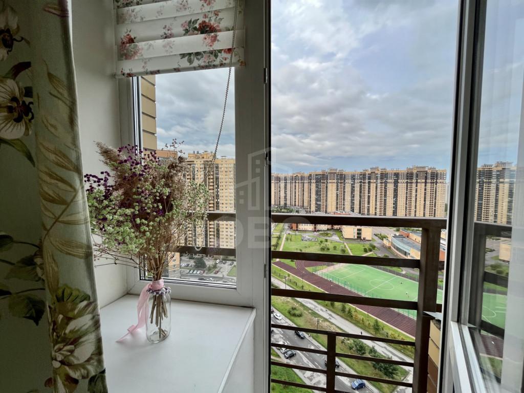 двухкомнатная квартира в Санкт-Петербурге по адресу: Михаила Дудина ул., 25, к 2, литера а