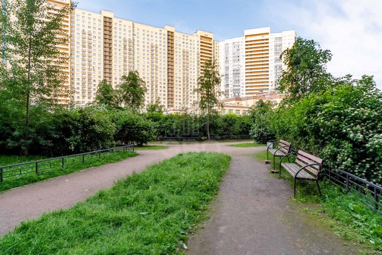 двухкомнатная квартира в Санкт-Петербурге по адресу: Михаила Дудина ул., 25, к 2, литера а