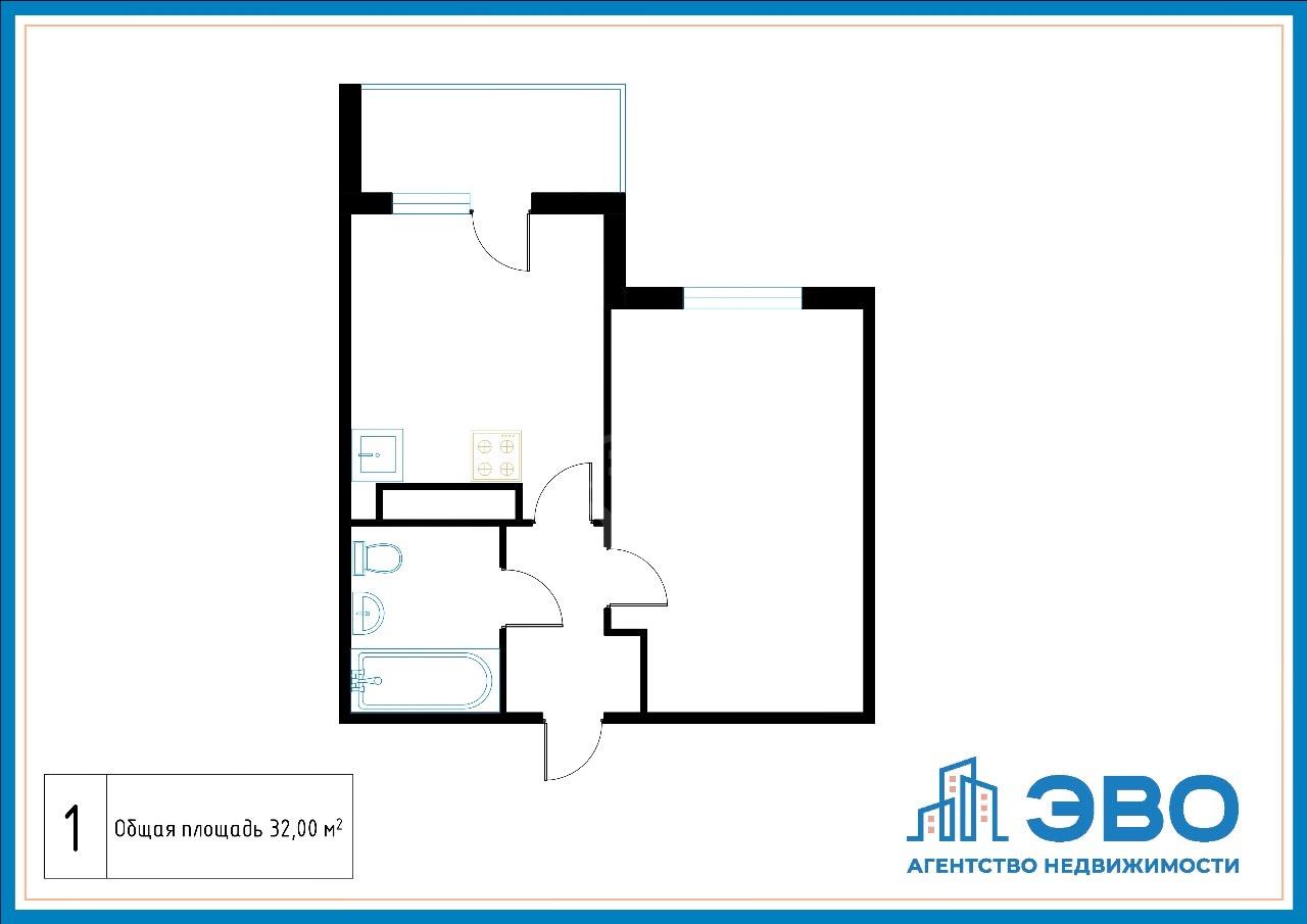 однокомнатная квартира в Санкт-Петербурге по адресу: Воронцовский б-р., 22