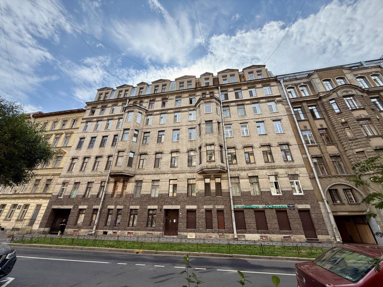 двухкомнатная квартира в Санкт-Петербурге по адресу: 10-я Советская ул., 19, литера А