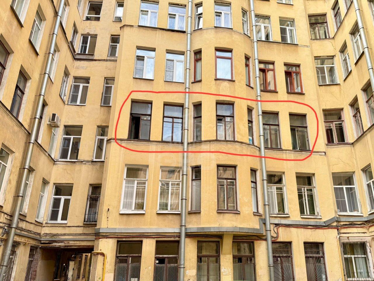 двухкомнатная квартира в Санкт-Петербурге по адресу: 10-я Советская ул., 19, литера А