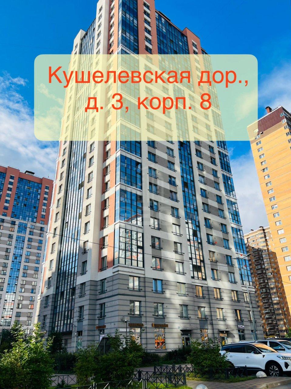 двухкомнатная квартира в Санкт-Петербурге по адресу: Кушелевская дорога., 3, к 8, литера А