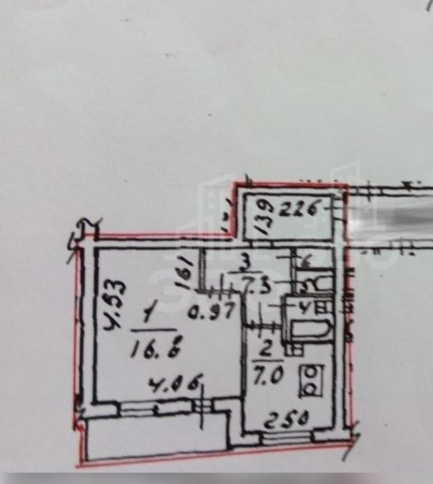 однокомнатная квартира в Санкт-Петербурге по адресу: Наставников проспект, 9, к 1