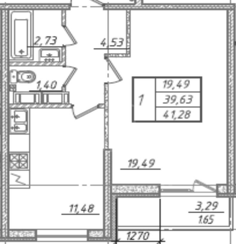 однокомнатная квартира в Санкт-Петербурге по адресу: Ленинский проспект, 68
