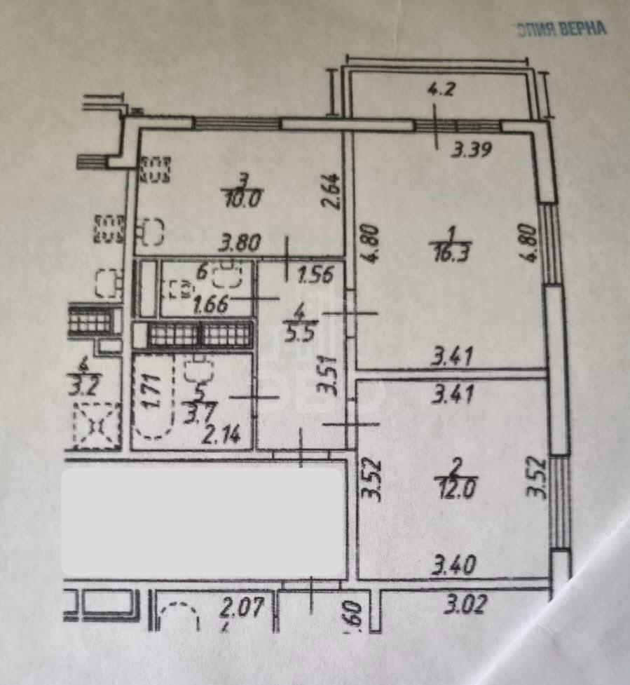 двухкомнатная квартира в Санкт-Петербурге по адресу: Энергетиков проспект, 9, к 1, строение 1
