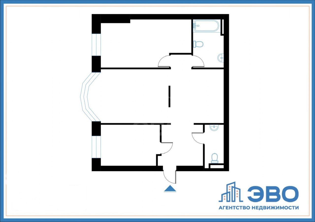 двухкомнатная квартира в Санкт-Петербург по адресу: Канала Грибоедова наб., 89, литера А